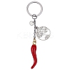 304 Stainless Steel Enamel Keychain KEYC-SW00010-1
