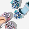 8Pcs 4 Colors Zinc Alloy Crystal Rhinestone Shoe Decorations FIND-HY0002-29-5