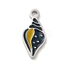 304 Stainless Steel Enamel Pendants STAS-Q301-05P-1