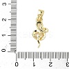 Brass Micro Pave Cubic Zirconia Pendants ZIRC-I356-43G-3