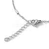 Non-Tarnish 304 Stainless Steel Satellite Chain Bracelets for Men Women STAS-B039-12P-3