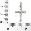 Brass Micro Pave Cubic Zirconia Pendants KK-U056-51P-3