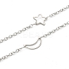 Tarnish Resistant 3.28 Feet 304 Stainless Steel Cable Chains X-CHS-F015-16P-1