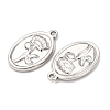 304 Stainless Steel Pendants STAS-I358-12P-01-2