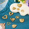 11Pcs 11 Styles 304 Stainless Steel Pendants STAS-TA0003-31-5