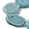 Natural Druzy Quartz Crystal Beads Strands G-F582-A12-6