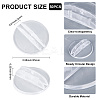 50Pcs Plastic Name Card Holders AJEW-CP0009-07-2