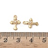 Brass Micro Pave Clear Cubic Zirconia Pendants KK-A280-05A-G-3