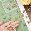 24Pcs 2 Colors 304 Stainless Steel Stud Earring Findings STAS-UN0040-82-2