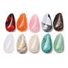 Two Tone Opaque Acrylic Imitation Gemstone Beads AC-CBABC78-04-1