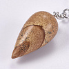 Natural Picture Jasper Keychain KEYC-P041-B08-3