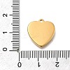 304 Stainless Steel Rhinestone Pendants STAS-R159-55G-02-3
