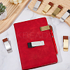 8Pcs 4 Colors Stainless Steel & Iron Pen Clips AJEW-FH0006-40-5
