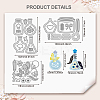 Glassware Carbon Steel Cutting Dies Stencils DIY-WH0309-2785-2