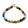 Colorful Resin Nuggets Beaded Necklaces for Women NJEW-U013-07G-2