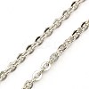 Tarnish Resistant 304 Stainless Steel Necklaces Women Cable Chain Necklaces X-NJEW-C079-01B-2