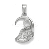 Non-Tarnish 304 Stainless Steel Pendants STAS-D165-14P-06-2