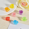 21Pcs 7 Colors Transparent Resin Pendants RESI-GL0001-09-5