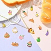 15Pcs 15 Styles Alloy Enamel Pendants ENAM-YW0004-44-5