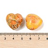 Dyed Natural Imperial Jasper Heart Palm Stone G-Q021-03E-3