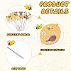 14Pcs Wooden Cake Toppers Decorations DIY-CN0005-56A-6