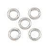 SHEGRACE Brass Spring Gate Rings XGRQ58053-763P-1
