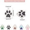 20Pcs 5 Colors 304 Stainless Steel Enamel Charms STAS-UN0026-51-6