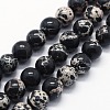 Synthetic Imperial Jasper Beads Strands G-I199-35-8mm-G-1