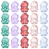 40Pcs Christmas Theme Transparent Glass Beads GLAA-FS0001-87A-1