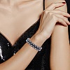 Synthetic Hematite Braided Bead Bracelet BJEW-SW00001-18-6