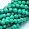 Natural Howlite Beads G-G904-8mm-04-2