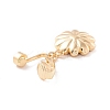 Flower Rhinestone Charm Belly Ring LS-AJEW-F057-19G-2