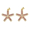 Brass Micro Pave Cubic Zirconia Pendants KK-S526-56G-1