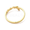 Ion Plating(IP) 304 Stainless Steel Word Frace Adjustable Ring RJEW-L107-020G-3