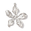 Rack Plating Brass & Cubic Zirconia Pendants KK-L216-068P-1