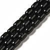 Natural Black Tourmaline Beads Strands G-G980-22-1