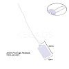 White Rectangle Jewelry Price Tags X1-TOOL-C003-02-3