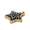 304 Stainless Steel Micro Pave Cubic Zirconia Charms LS-STAS-I356-04G-08-2