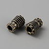 Brass EDC European Beads KK-WH0081-63AB-2