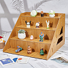 Trapezoid Wood Display Risers ODIS-WH0038-104-4