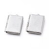 Non-Tarnish 304 Stainless Steel Locket Pendants STAS-K192-08P-1
