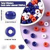 600Pcs 3 Colors Opaque Plastic Beads KY-FS0001-39-4
