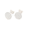 304 Stainless Steel Ear Stud Findings STAS-O119-16A-S-1