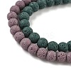 Handmade Porcelain Imitation Lava Rock Beads Strands PORC-P032-06M-3
