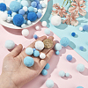 3 sets Polyester Ball Decoration DIY-SC0031-26E-4