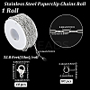 DIY 304 Stainless Steel Paperclip Chains Necklaces/Bracelets Making Kits DIY-BBC0002-71-2
