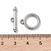 Non-Tarnish 304 Stainless Steel Ring Toggle Clasps X-STAS-A092-09E-P-3