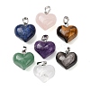 Natural Mixed Gemstone Pendants G-B188-04P-1