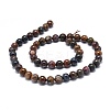 Natural Pietersite Beads Strands G-O201A-14B-2