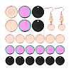 60Pcs 3 Colors Ion Plating(IP) 304 Stainless Steel Charms STAS-PH0006-68-6